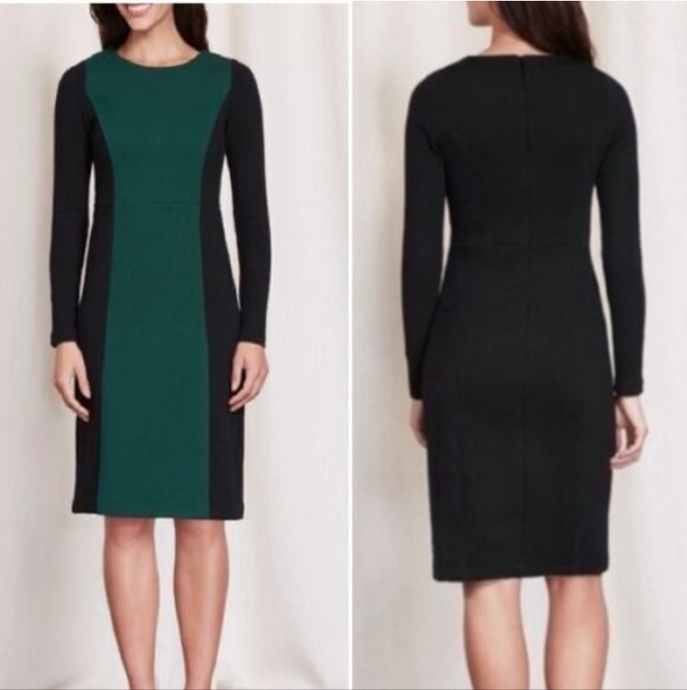 Boden Serena Ponte Shift Dress Colorblock - Picture 2 of 12